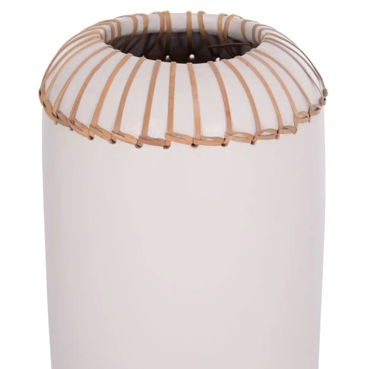 ΕΠΙΤΡΑΠΕΖΙΟ ΔΙΑΚΟΣΜΗΤΙΚΟ ΒΑΖΟ LENNOX HM4675.02S TΕΡΑΚΟΤΑ ΣΕ ΛΕΥΚΟ--Φ18x33Υεκ. - Image 4
