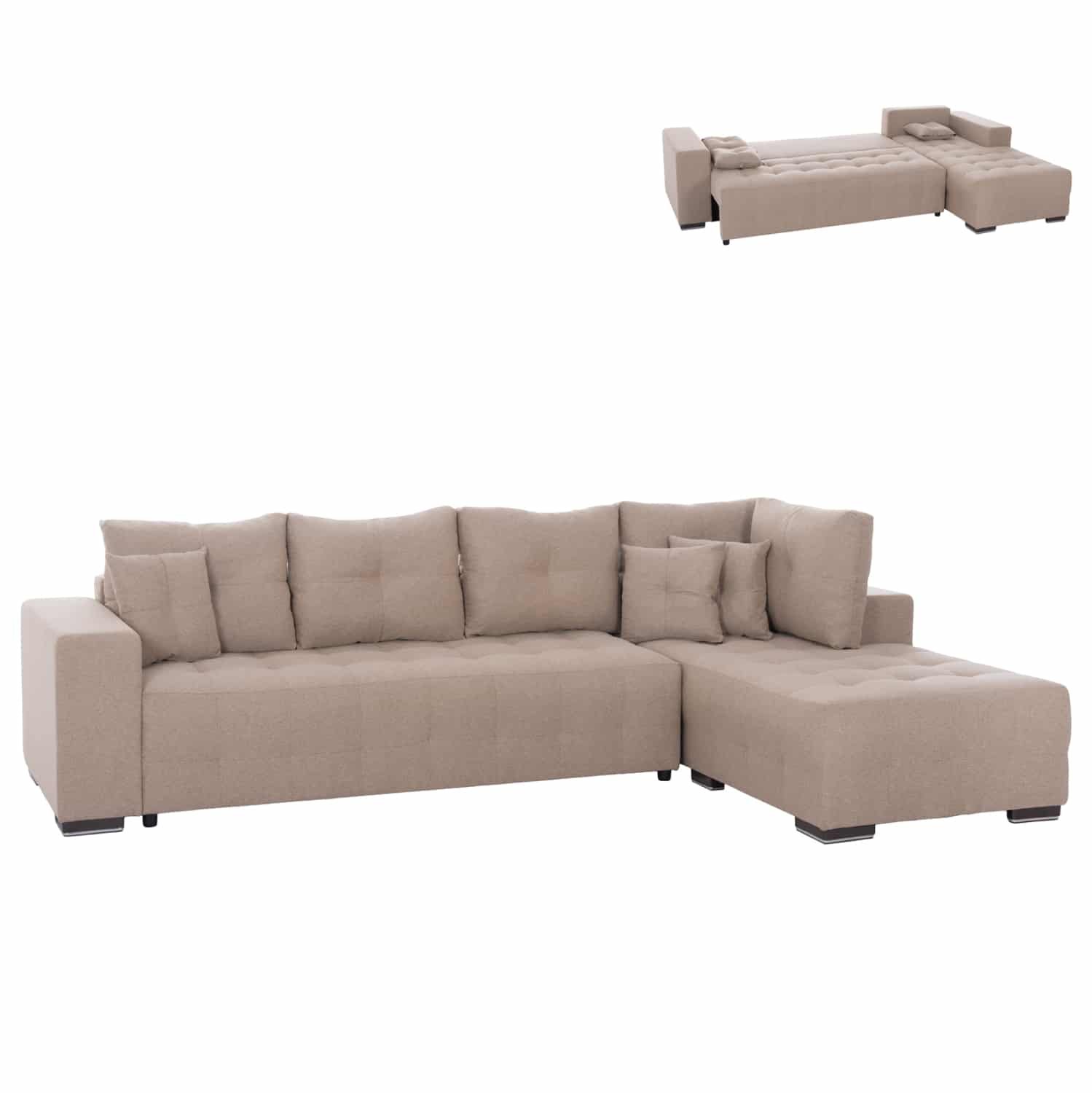ΓΩΝΙΑΚΟΣ ΚΑΝΑΠΕΣ-ΚΡΕΒΑΤΙ ΜΕ ΑΠΟΘ.ΧΩΡΟ TRENDSTON HM3302.03R ΜΠΕΖ ΥΦΑΣΜΑ 298x177x95Υεκ ΓΩΝΙΑΚΟΣ ΚΑΝΑΠΕΣ-ΚΡΕΒΑΤΙ ΜΕ ΑΠΟΘ.ΧΩΡΟ TRENDSTON HM3302.03R ΜΠΕΖ ΥΦΑΣΜΑ 298x177x95Υεκ