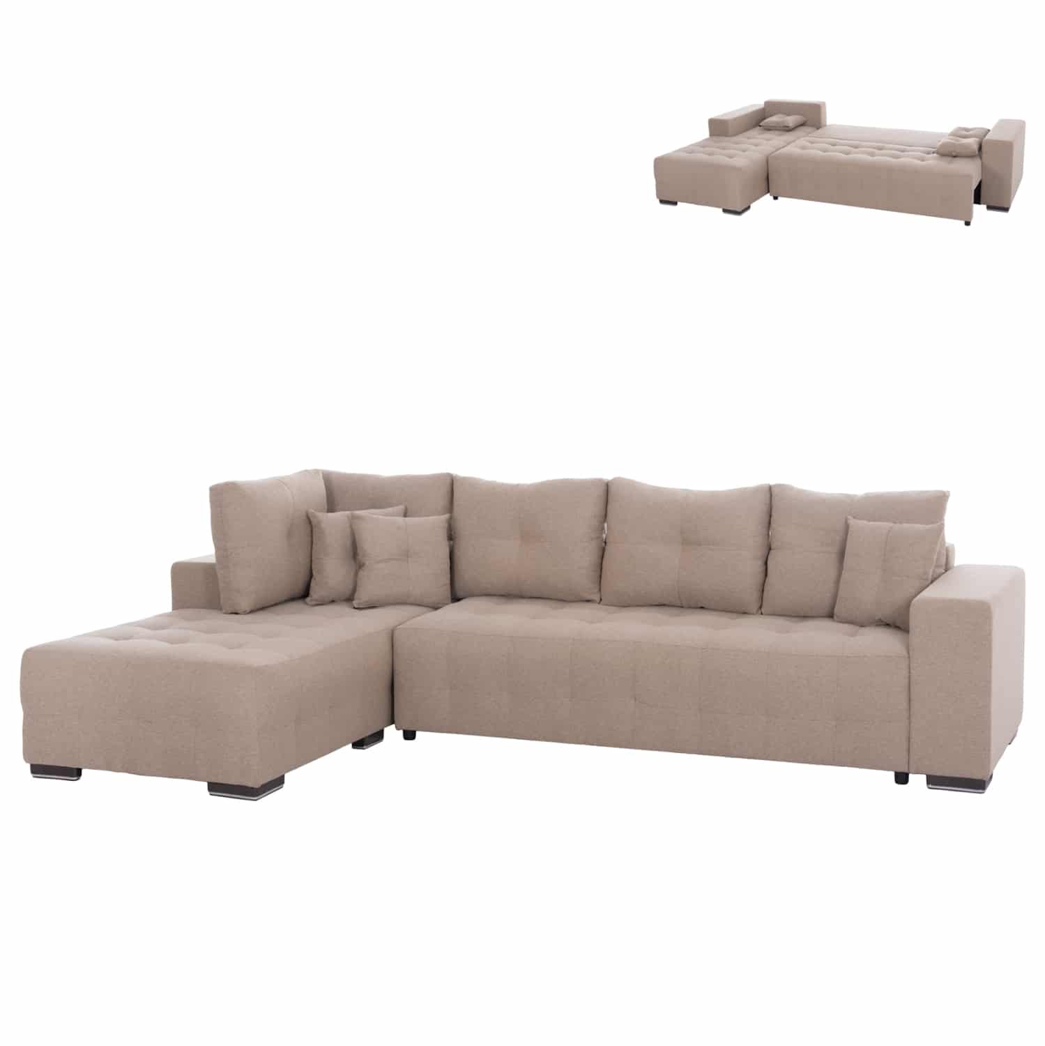 ΓΩΝΙΑΚΟΣ ΚΑΝΑΠΕΣ-ΚΡΕΒΑΤΙ ΜΕ ΑΠΟΘ.ΧΩΡΟ TRENDSTON HM3302.03L ΜΠΕΖ ΥΦΑΣΜΑ 298x177x95Υεκ ΓΩΝΙΑΚΟΣ ΚΑΝΑΠΕΣ-ΚΡΕΒΑΤΙ ΜΕ ΑΠΟΘ.ΧΩΡΟ TRENDSTON HM3302.03L ΜΠΕΖ ΥΦΑΣΜΑ 298x177x95Υεκ