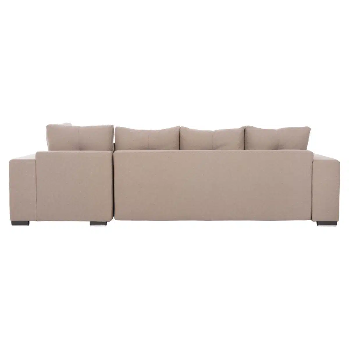 ΓΩΝΙΑΚΟΣ ΚΑΝΑΠΕΣ-ΚΡΕΒΑΤΙ ΜΕ ΑΠΟΘ.ΧΩΡΟ TRENDSTON HM3302.03R ΜΠΕΖ ΥΦΑΣΜΑ 298x177x95Υεκ - Image 6