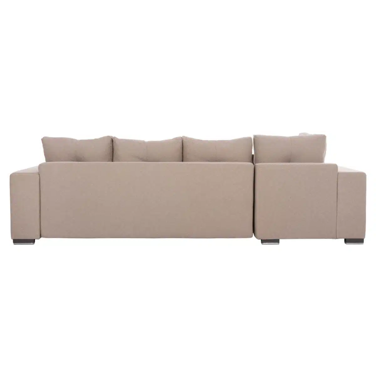 ΓΩΝΙΑΚΟΣ ΚΑΝΑΠΕΣ-ΚΡΕΒΑΤΙ ΜΕ ΑΠΟΘ.ΧΩΡΟ TRENDSTON HM3302.03L ΜΠΕΖ ΥΦΑΣΜΑ 298x177x95Υεκ - Image 6