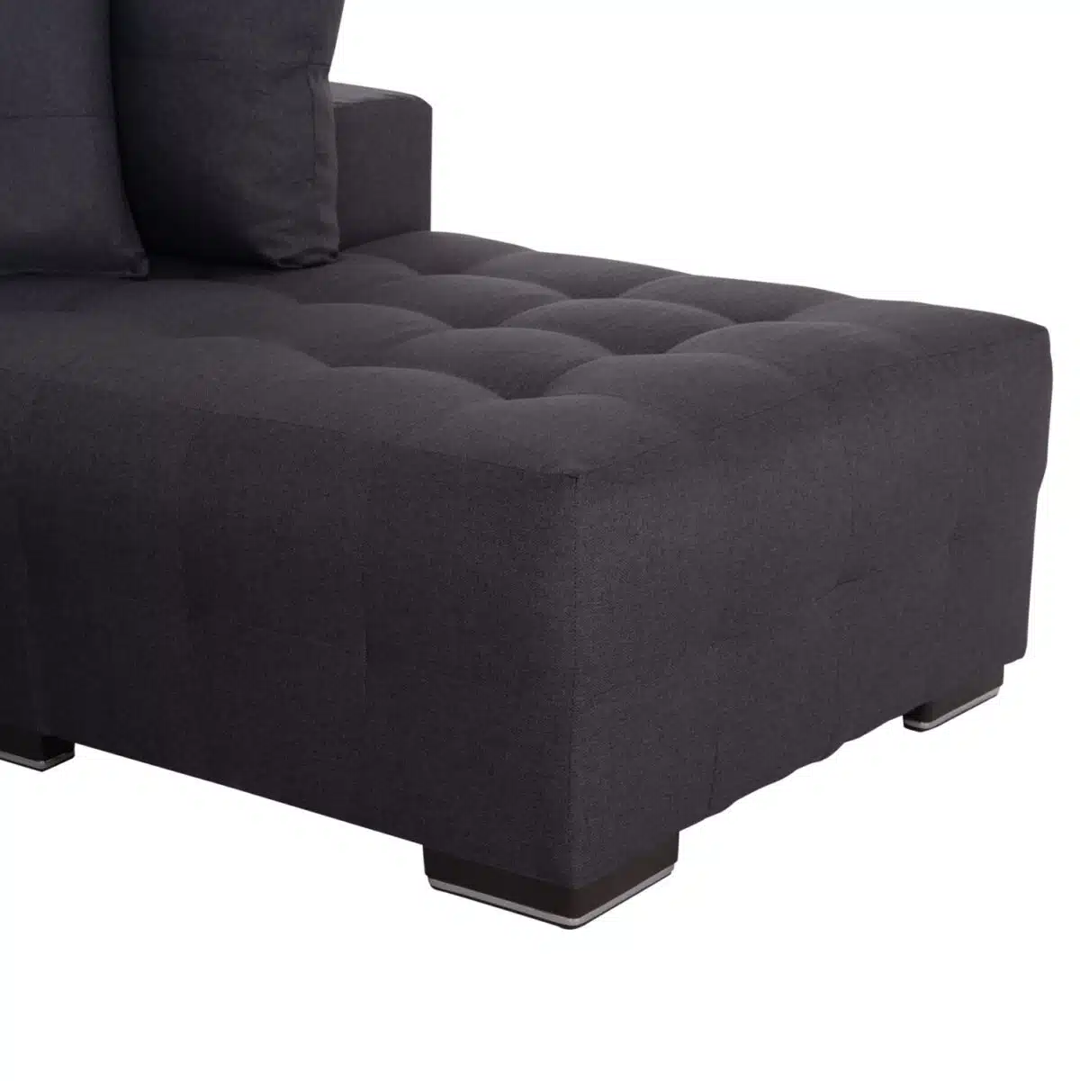 ΓΩΝΙΑΚΟΣ ΚΑΝΑΠΕΣ-ΚΡΕΒΑΤΙ ΜΕ ΑΠΟΘ.ΧΩΡΟ TRENDSTON HM3302.01R ΓΚΡΙ ΥΦΑΣΜΑ 298x177x95Υεκ - Image 8