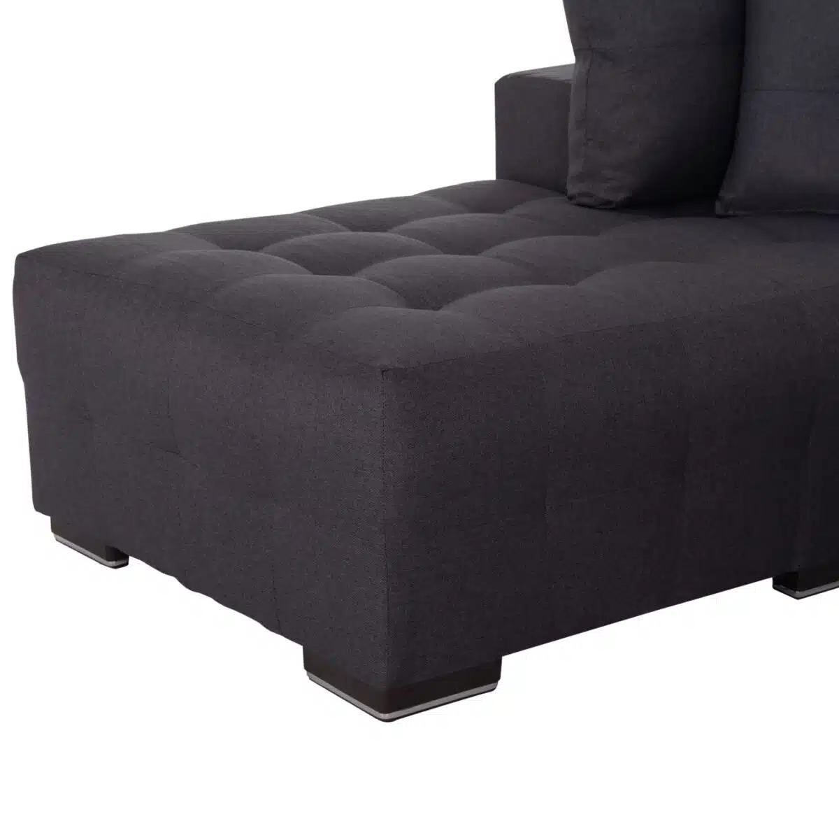 ΓΩΝΙΑΚΟΣ ΚΑΝΑΠΕΣ-ΚΡΕΒΑΤΙ ΜΕ ΑΠΟΘ.ΧΩΡΟ TRENDSTON HM3302.01L ΓΚΡΙ ΥΦΑΣΜΑ 298x177x95Υεκ - Image 8