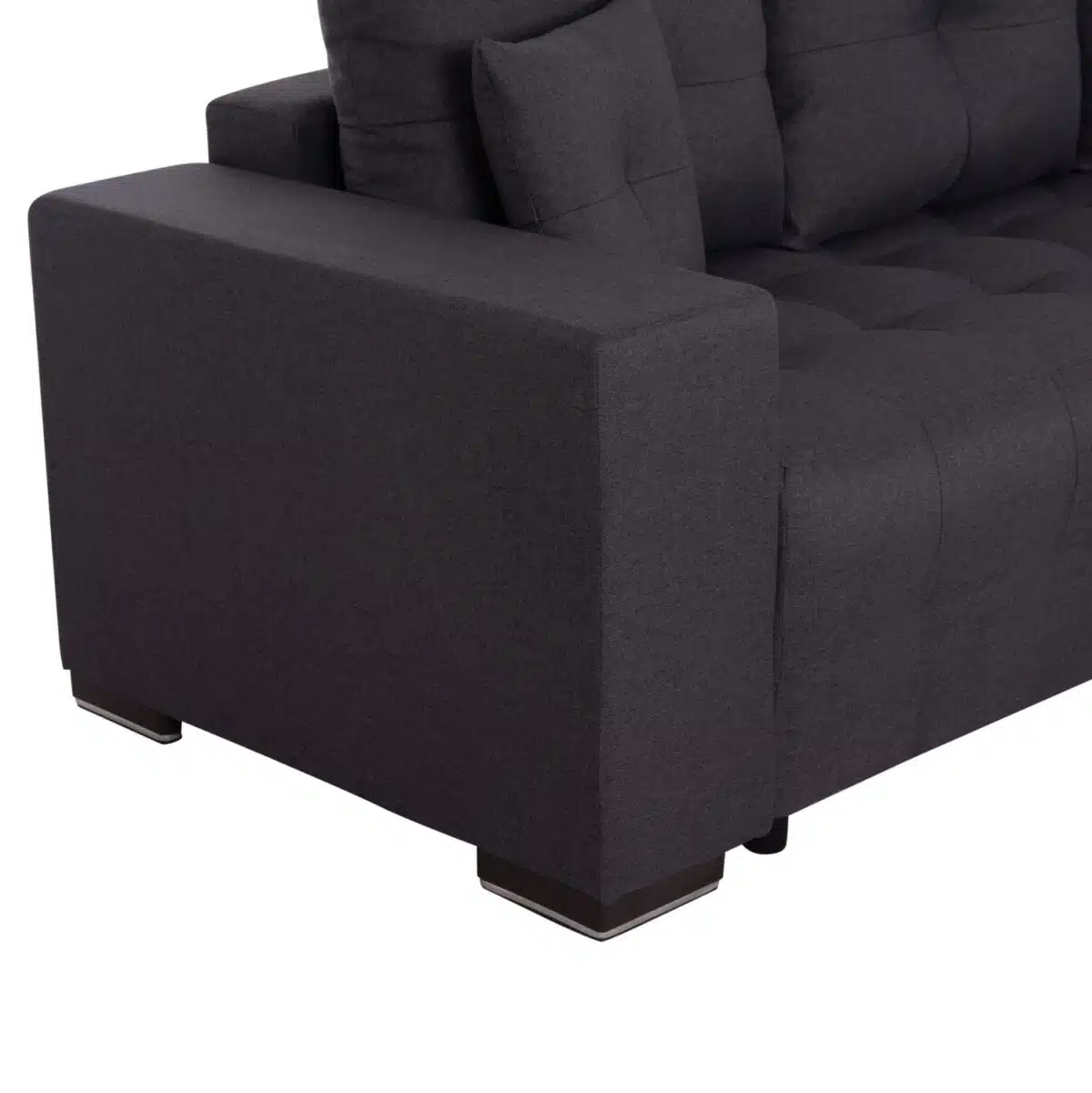 ΓΩΝΙΑΚΟΣ ΚΑΝΑΠΕΣ-ΚΡΕΒΑΤΙ ΜΕ ΑΠΟΘ.ΧΩΡΟ TRENDSTON HM3302.01R ΓΚΡΙ ΥΦΑΣΜΑ 298x177x95Υεκ - Image 9