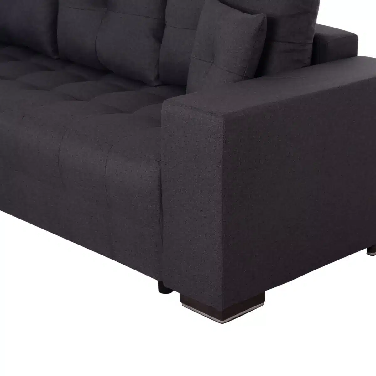 ΓΩΝΙΑΚΟΣ ΚΑΝΑΠΕΣ-ΚΡΕΒΑΤΙ ΜΕ ΑΠΟΘ.ΧΩΡΟ TRENDSTON HM3302.01L ΓΚΡΙ ΥΦΑΣΜΑ 298x177x95Υεκ - Image 9