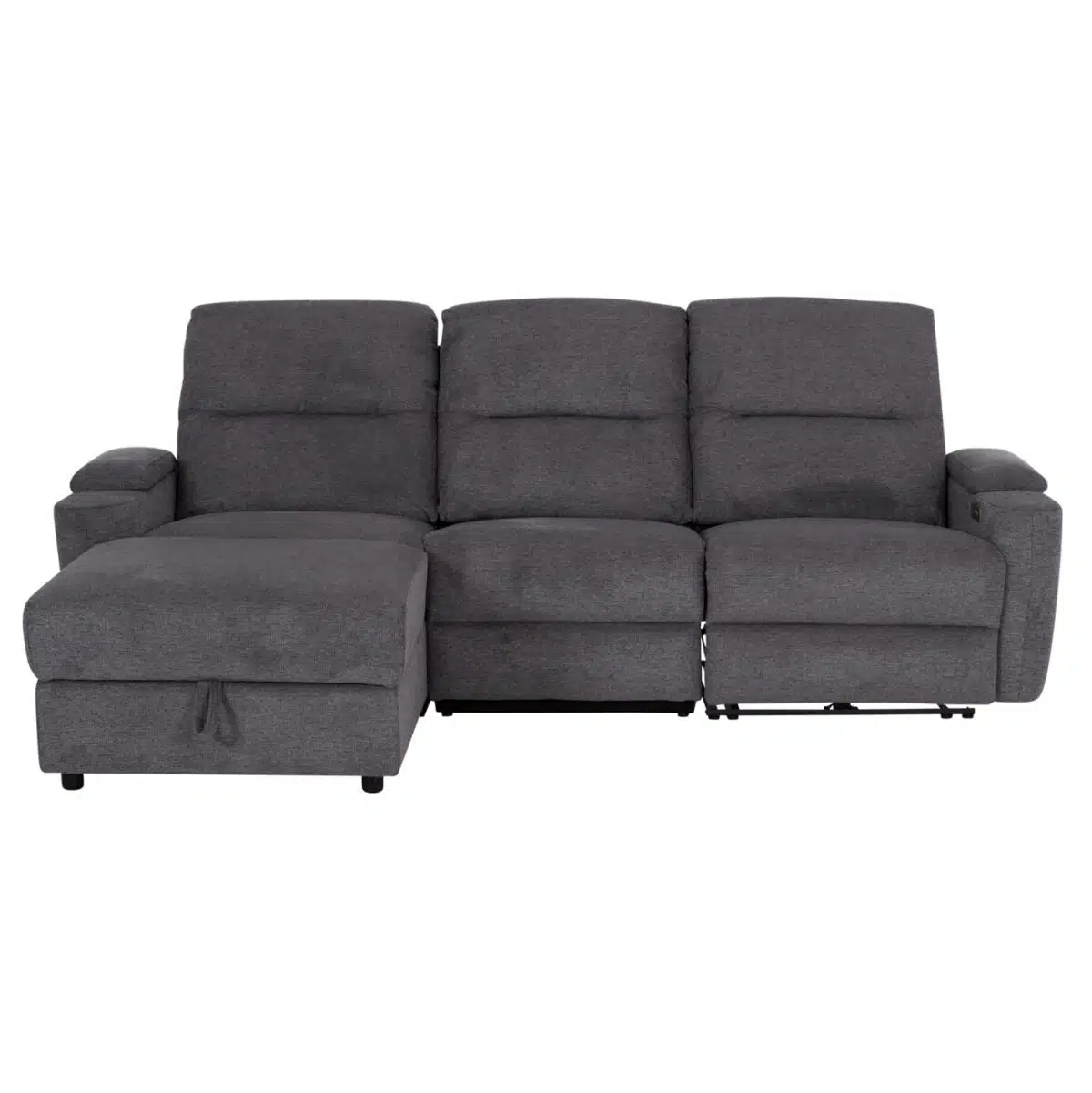 ΚΑΝΑΠΕΣ ΑΡΙΣΤΕΡΗ ΓΩΝΙΑ SYNTHIA HM3308.03L ΑΝΑΚΛΙΣΗ & ΑΠΟΘ.ΧΩΡΟΣ--ΓΚΡΙ 245x170x98Υεκ - Image 3