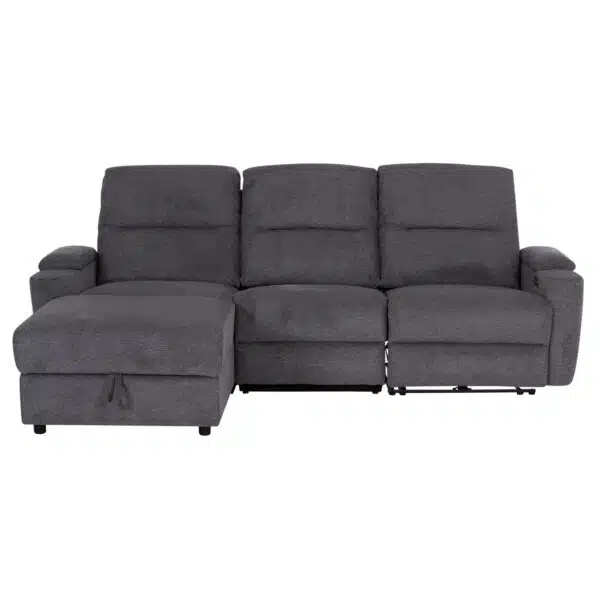 ΚΑΝΑΠΕΣ ΑΡΙΣΤΕΡΗ ΓΩΝΙΑ SYNTHIA HM3308.03L ΑΝΑΚΛΙΣΗ & ΑΠΟΘ.ΧΩΡΟΣ--ΓΚΡΙ 245x170x98Υεκ - Image 3