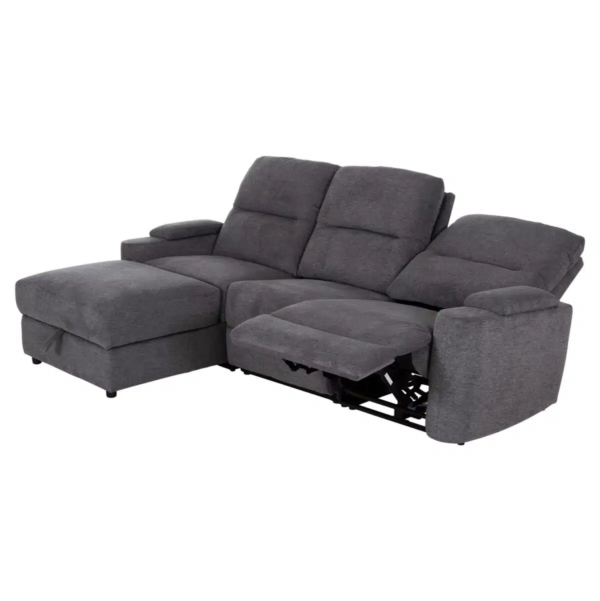 ΚΑΝΑΠΕΣ ΑΡΙΣΤΕΡΗ ΓΩΝΙΑ SYNTHIA HM3308.03L ΑΝΑΚΛΙΣΗ & ΑΠΟΘ.ΧΩΡΟΣ--ΓΚΡΙ 245x170x98Υεκ - Image 4