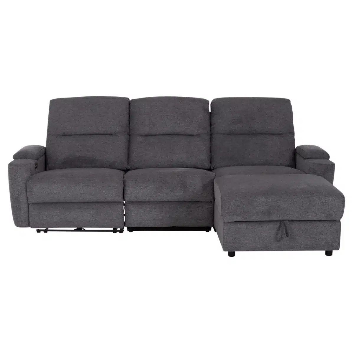 ΚΑΝΑΠΕΣ ΔΕΞΙΑ ΓΩΝΙΑ SYNTHIA HM3308.03R ΑΝΑΚΛΙΣΗ & ΑΠΟΘ.ΧΩΡΟΣ--ΓΚΡΙ 245x170x98Υεκ - Image 3