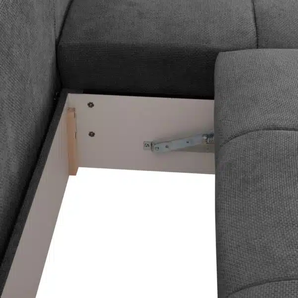 ΚΑΝΑΠΕΣ ΚΡΕΒΑΤΙ ΔΕΞΙΑ ΓΩΝΙΑ COMFYRA HM3336.01R ΓΚΡΙ ΥΦΑΣΜΑ 270x181x75Υεκ - Image 10