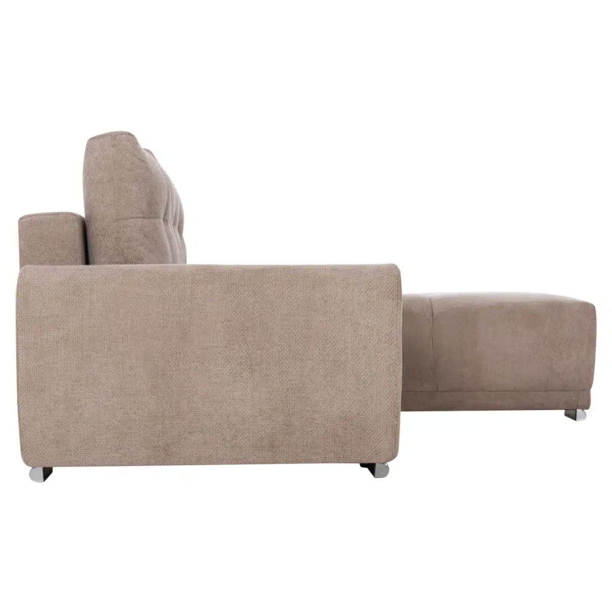 ΚΑΝΑΠΕΣ ΚΡΕΒΑΤΙ ΔΕΞΙΑ ΓΩΝΙΑ COMFYRA HM3336.03R ΜΠΕΖ ΥΦΑΣΜΑ 270x181x75Υεκ - Image 5