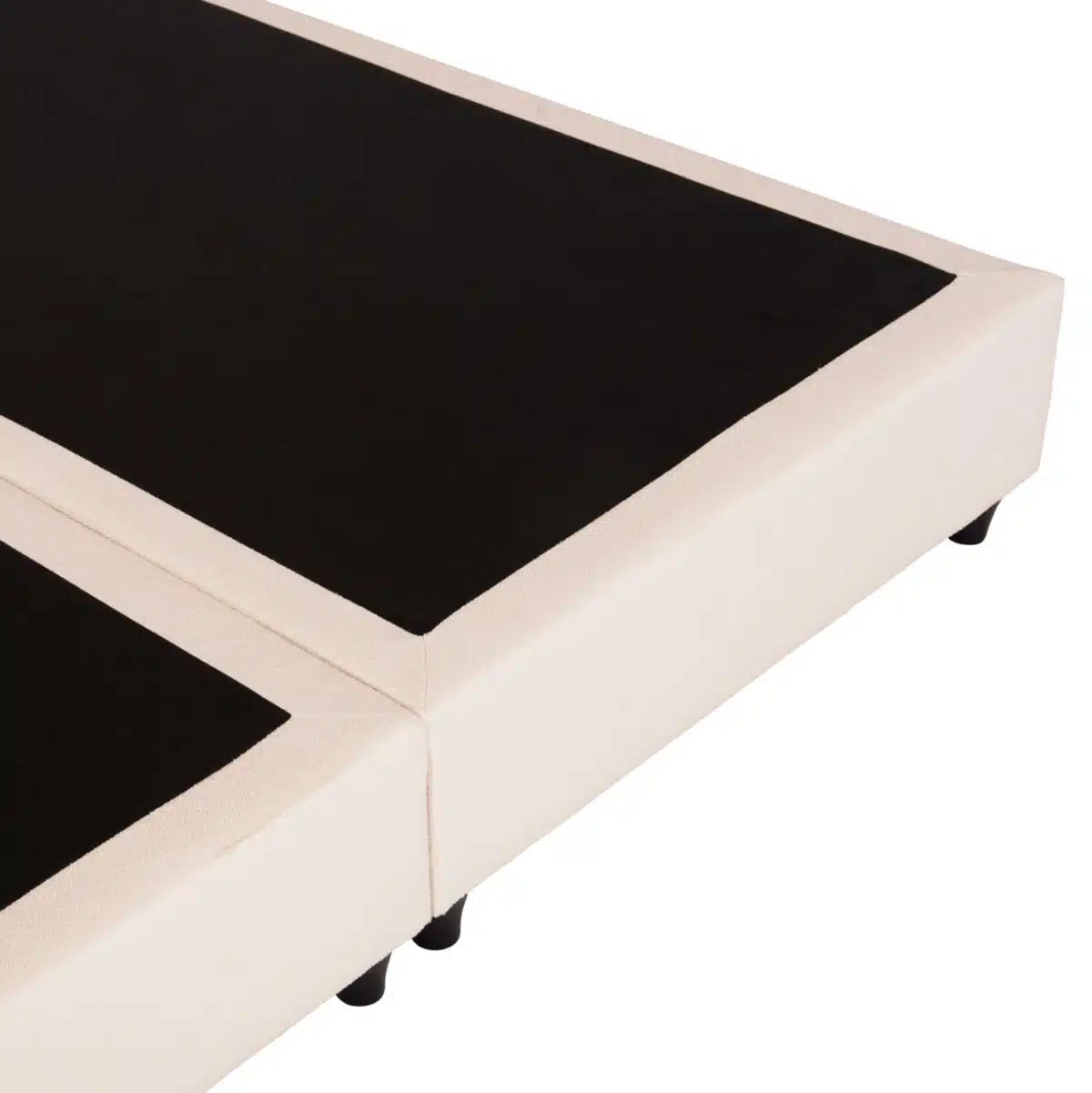 ΚΡEΒΑΤΙ ΔΙΠΛΟ LUTHER HM717 ΜΠΕΖ ΥΦΑΣΜΑ ΓΙΑ ΣΤΡΩΜΑ 160x200εκ. - Image 6