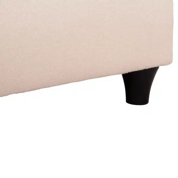 ΚΡEΒΑΤΙ ΔΙΠΛΟ LUTHER HM717 ΜΠΕΖ ΥΦΑΣΜΑ ΓΙΑ ΣΤΡΩΜΑ 160x200εκ. - Image 7