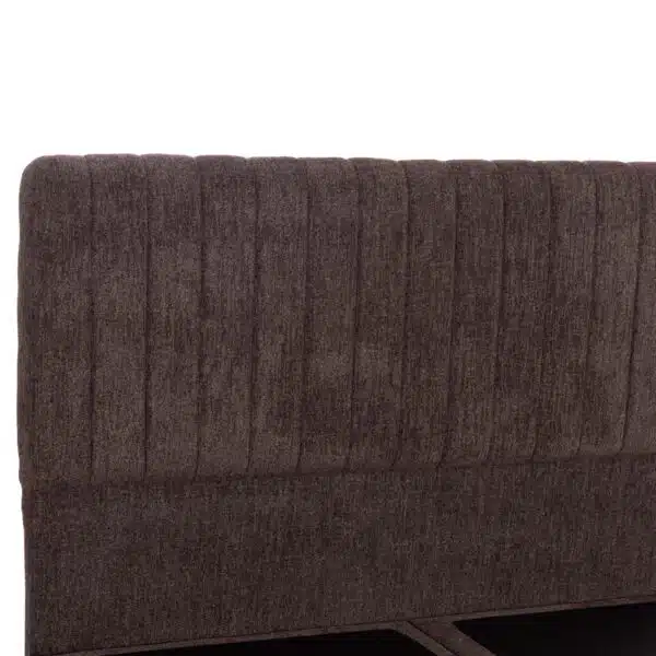 ΚΡEΒΑΤΙ ΔΙΠΛΟ LUTHER HM717.02 ΥΦΑΣΜΑ TEDDY ΚΑΦΕ--ΓΙΑ ΣΤΡΩΜΑ 160x200εκ. - Image 6