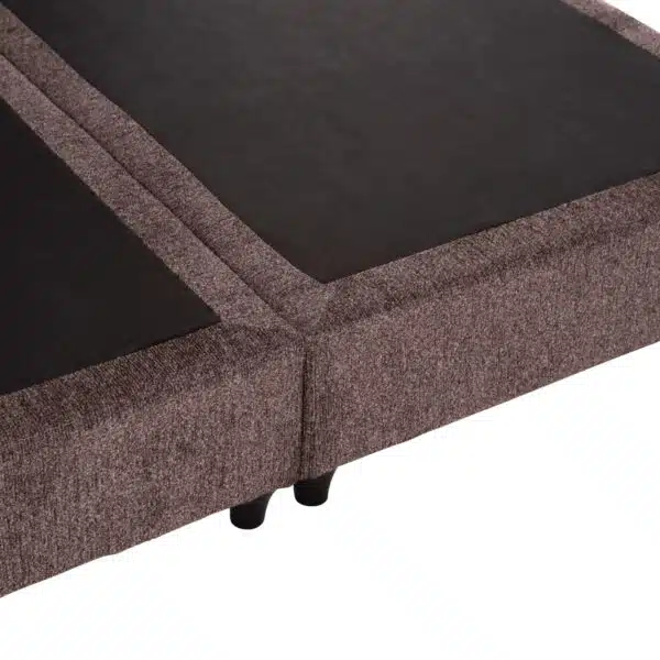 ΚΡEΒΑΤΙ ΔΙΠΛΟ LUTHER HM717.02 ΥΦΑΣΜΑ TEDDY ΚΑΦΕ--ΓΙΑ ΣΤΡΩΜΑ 160x200εκ. - Image 7