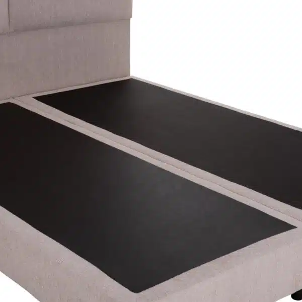 ΚΡΕΒΑΤΙ MILO HM616.32 ΜΠΕΖ ΥΦΑΣΜΑ ΓΙΑ ΣΤΡΩΜΑ 160x200εκ - Image 7