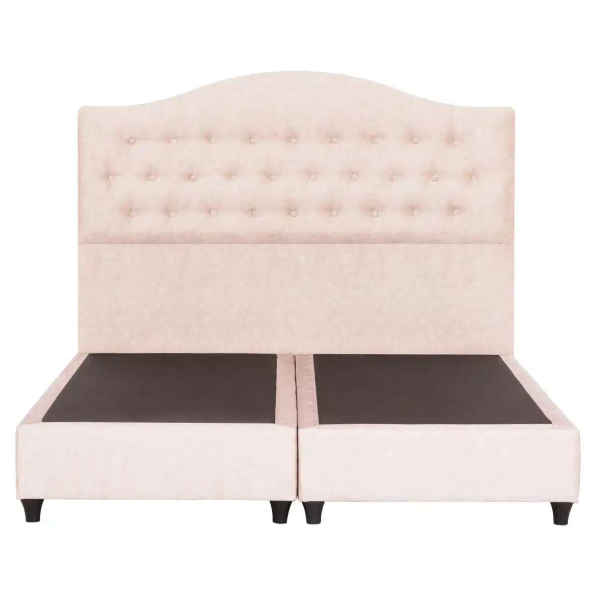 ΚΡΕΒΑΤΙ MALENA HM638.22 ΜΠΕΖ ΥΦΑΣΜΑ Τ. NUBUCK ΓΙΑ ΣΤΡΩΜΑ 150x200εκ. - Image 4