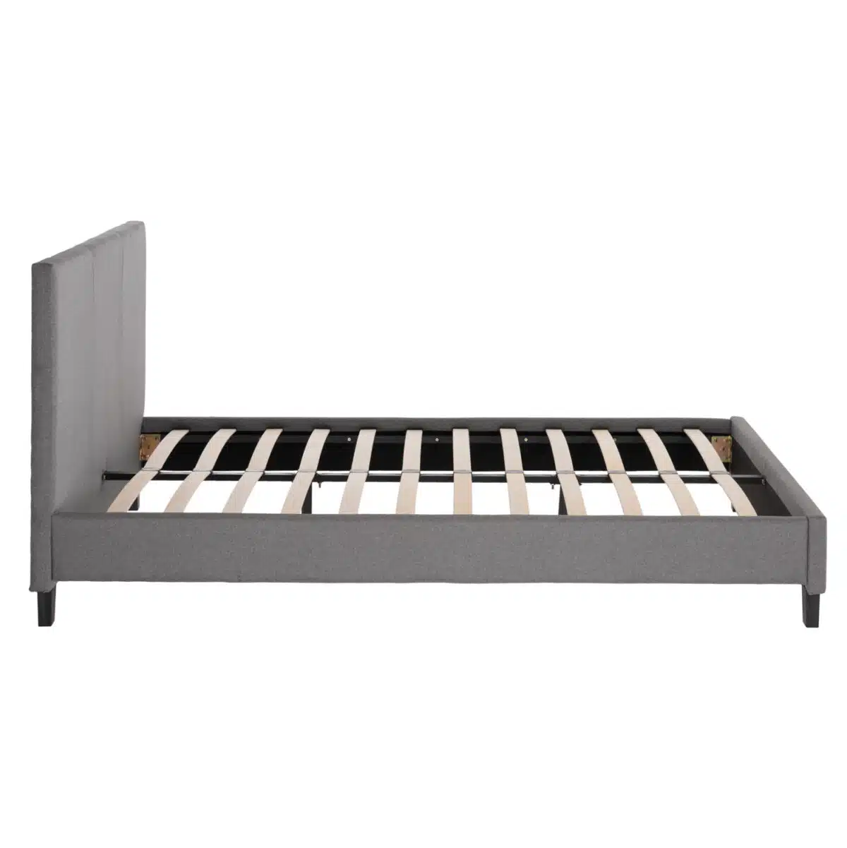 ΚΡΕΒΑΤΙ ΜΕ ΣΤΡΩΜΑ BECCA HM21283.04 ΓΚΡΙ ΥΦΑΣΜΑ--ΓΙΑ 150x200εκ - Image 5