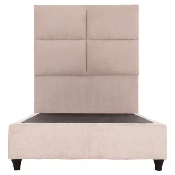 ΚΡΕΒΑΤΙ ΜΟΝΟ MILO HM652.32 ΜΠΕΖ TEDDY ΥΦΑΣΜΑ ΓΙΑ ΣΤΡΩΜΑ 90x200εκ - Image 3