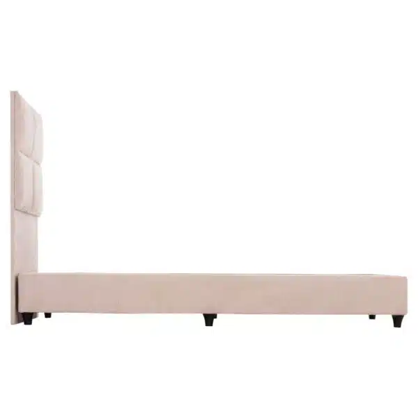 ΚΡΕΒΑΤΙ ΜΟΝΟ MILO HM652.32 ΜΠΕΖ TEDDY ΥΦΑΣΜΑ ΓΙΑ ΣΤΡΩΜΑ 90x200εκ - Image 5