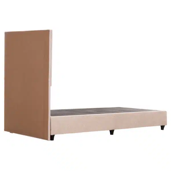 ΚΡΕΒΑΤΙ ΜΟΝΟ MILO HM652.32 ΜΠΕΖ TEDDY ΥΦΑΣΜΑ ΓΙΑ ΣΤΡΩΜΑ 90x200εκ - Image 6