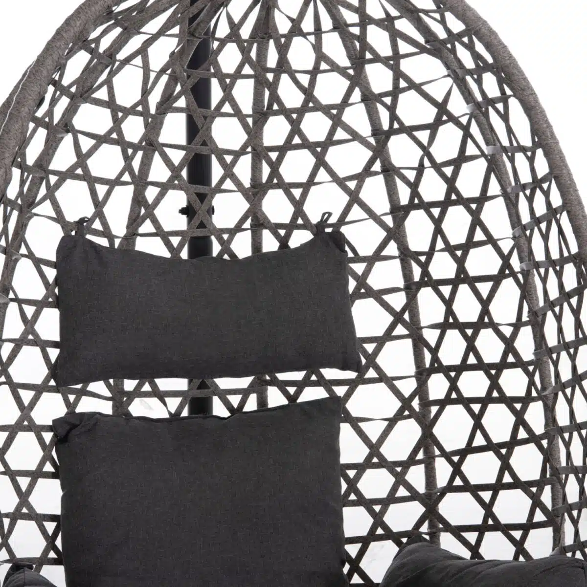 ΚΡΕΜΑΣΤΗ ΦΩΛΙΑ NESTA HM6468.01 ΓΚΡΙ ΜΕΤΑΛΛΟ & P.E.RATTAN 100x100x190Υεκ. - Image 7