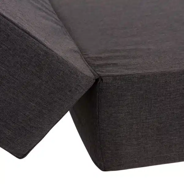 ΜΑΞΙΛΑΡΙ ΞΑΠΛΩΣΤΡΑΣ KIHEI HM21094.03 OLEFIN ΣΚΟΥΡΟ ΓΚΡΙ ΜΕ FOAM 198x70x20Υεκ - Image 7