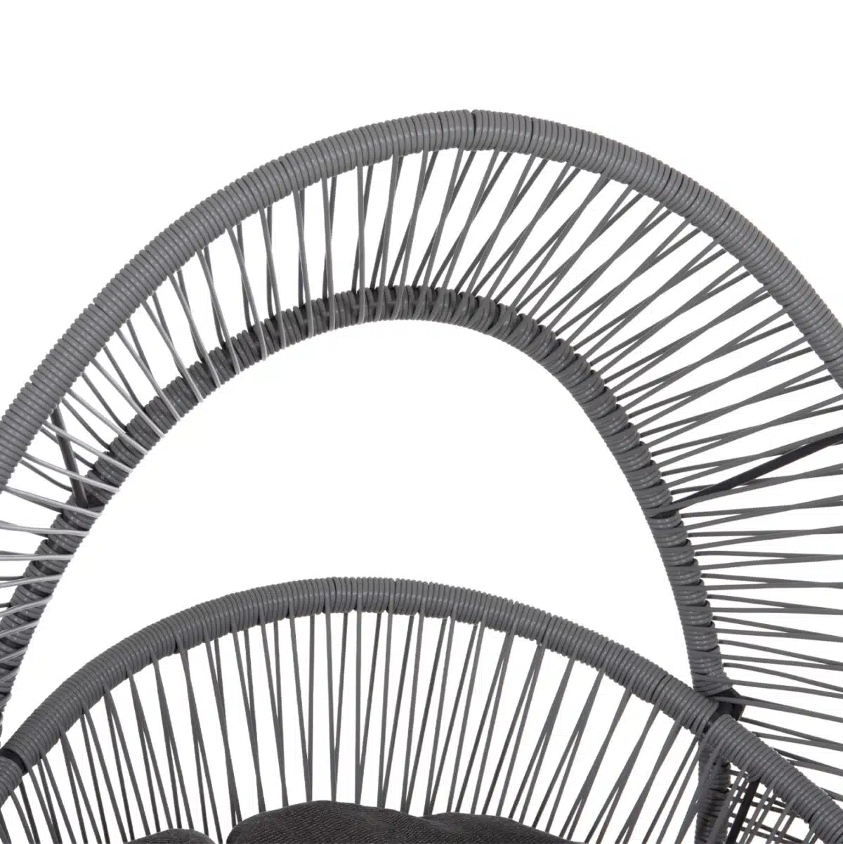ΠΟΛΥΘΡΟΝΑ-ΦΩΛΙΑ RULER HM6506.01 ΓΚΡΙ ΜΕΤΑΛΛΟ-P.E.RATTAN-ΜΑΞΙΛΑΡΙΑ 90x85x154Υεκ - Image 7