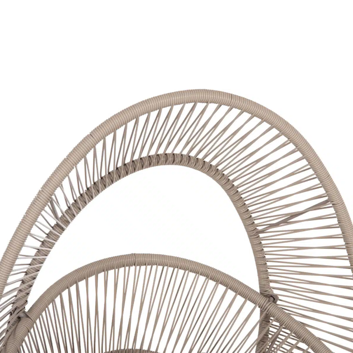 ΠΟΛΥΘΡΟΝΑ-ΦΩΛΙΑ RULER HM6506.02 ΜΟΚΑ ΜΕΤΑΛΛΟ-P.E.RATTAN--ΓΚΡΙ ΜΑΞΙΛΑΡΙΑ 90x85x154Υεκ - Image 7