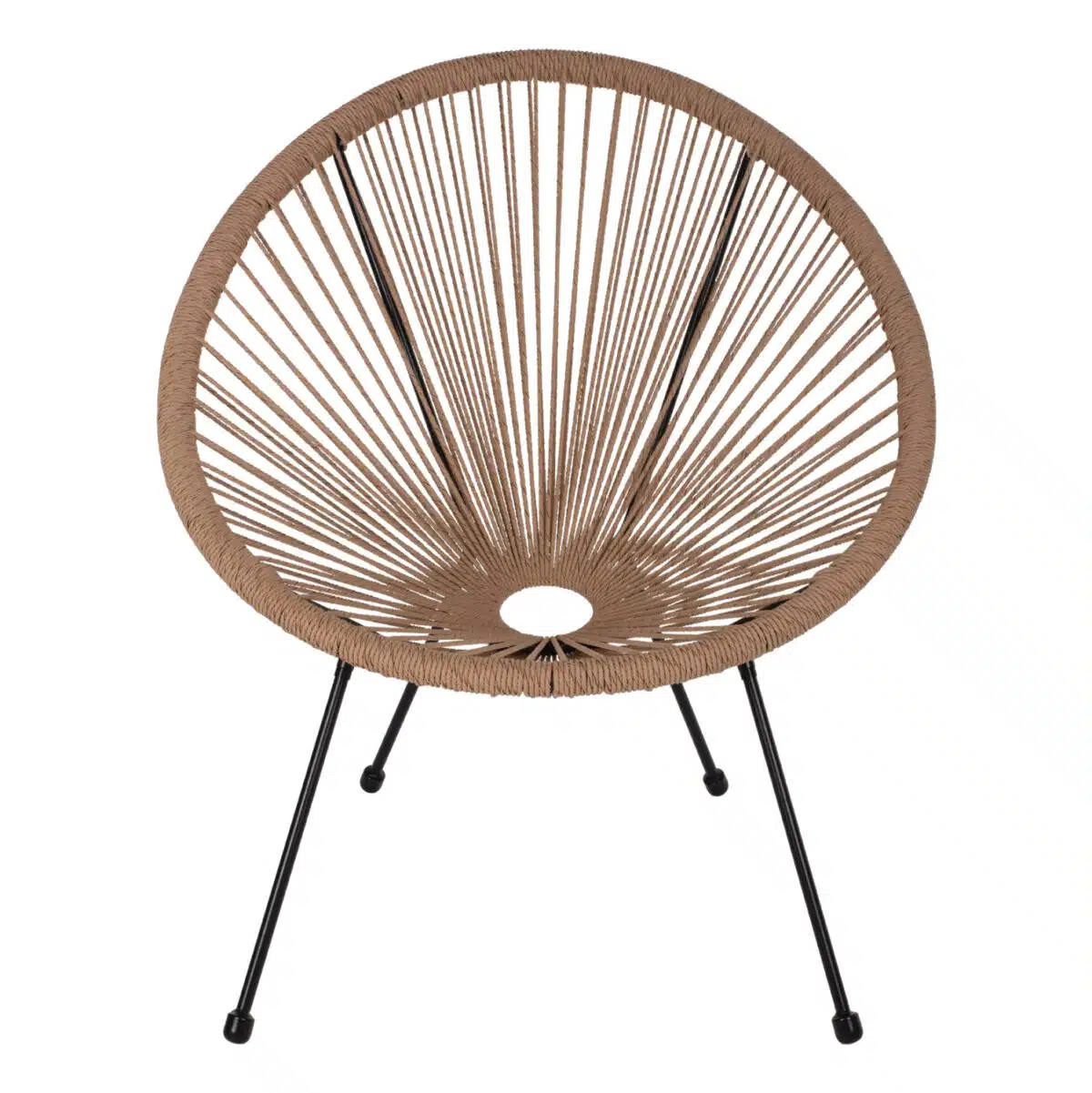ΣΕΤ ΕΞΩΤΕΡΙΚΟΥ ΧΩΡΟΥ 3ΤΜΧ ACAPULCO HM21100 TWISTED WICKER-ΜΕΤΑΛΛΟ - Image 4