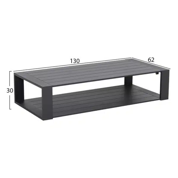 ΣΕΤ ΣΑΛΟΝΙ 4ΤΜΧ LAITH HM6551.01 ΑΛΟΥΜΙΝΙΟ & ΜΑΞΙΛΑΡΙΑ ΓΚΡΙ - Image 4