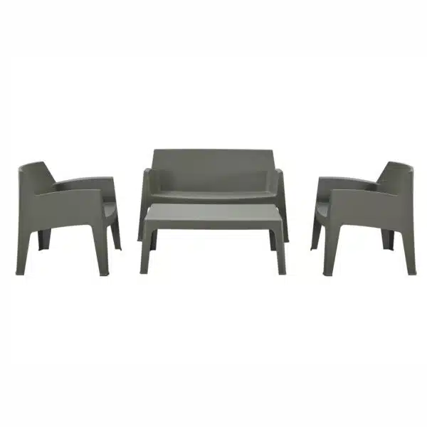 ΣΕΤ ΣΑΛΟΝΙ ΕΞ.ΧΩΡΟΥ 4ΤΜΧ SLEEK HM21268.05 DARK OLIVE GREEN ΠΟΛΥΠΡΟΠΥΛΕΝΙΟ - Image 5