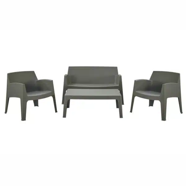 ΣΕΤ ΣΑΛΟΝΙ ΕΞ.ΧΩΡΟΥ 4ΤΜΧ SLEEK HM21268.05 DARK OLIVE GREEN ΠΟΛΥΠΡΟΠΥΛΕΝΙΟ