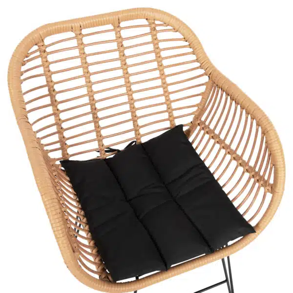 ΣΕΤ ΣΑΛΟΝΙ ΕΞΩΤΕΡΙΚΟΥ ΧΩΡΟΥ 4ΤΜΧ ALLEGRA HM21052 WICKER-ΜΕΤΑΛΛΟ - Image 5