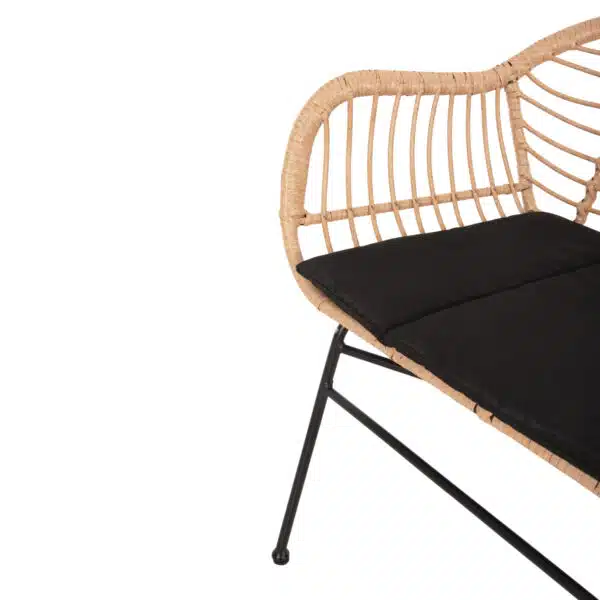 ΣΕΤ ΣΑΛΟΝΙ ΕΞΩΤΕΡΙΚΟΥ ΧΩΡΟΥ 4ΤΜΧ ALLEGRA HM21052 WICKER-ΜΕΤΑΛΛΟ - Image 8
