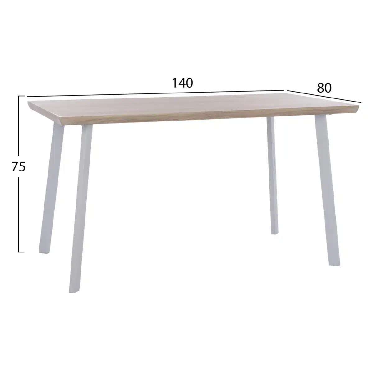 ΣΕΤ ΤΡΑΠΕΖΑΡΙΑΣ 5ΤΜΧ OFIRA HM10634 MDF TOP ΣΕ SONAMA--ΛΕΥΚΕΣ ΚΑΡΕΚΛΕΣ - Image 2
