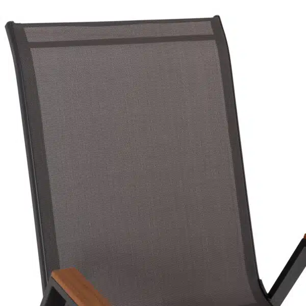 ΣΕΤ ΤΡΑΠΕΖΑΡΙΑΣ 5ΤΜΧ BRUNO HM10729.01 ΚΑΡΕΚΛΕΣ ΜΕΤΑΛΛΙΚΕΣ & ΤΡΑΠΕΖΙ 140x80εκ ΓΚΡΙ - Image 7