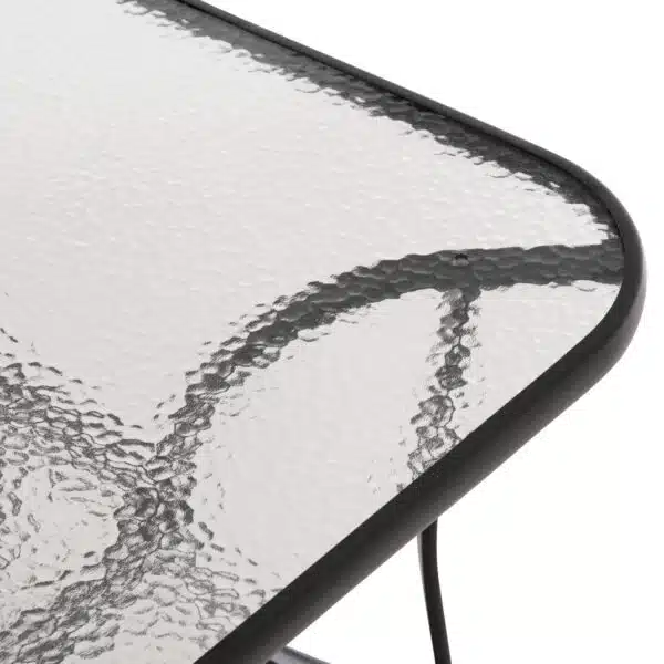ΣΕΤ ΤΡΑΠΕΖΑΡΙΑΣ 5ΤΜΧ BRUNO HM10729.03 ΚΑΡΕΚΛΕΣ ΜΕΤΑΛΛΙΚΕΣ & ΤΡΑΠΕΖΙ 150x90εκ ΜΑΥΡΟ - Image 4