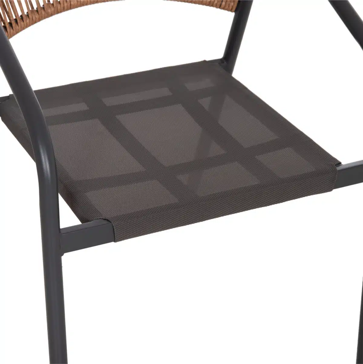 ΣΕΤ ΤΡΑΠΕΖΑΡΙΑΣ 5ΤΜΧ BRUNO HM10860.01 ΚΑΡΕΚΛΕΣ ΜΕΤΑΛΛΙΚΕΣ & ΤΡΑΠΕΖΙ 140x80εκ ΓΚΡΙ - Image 7