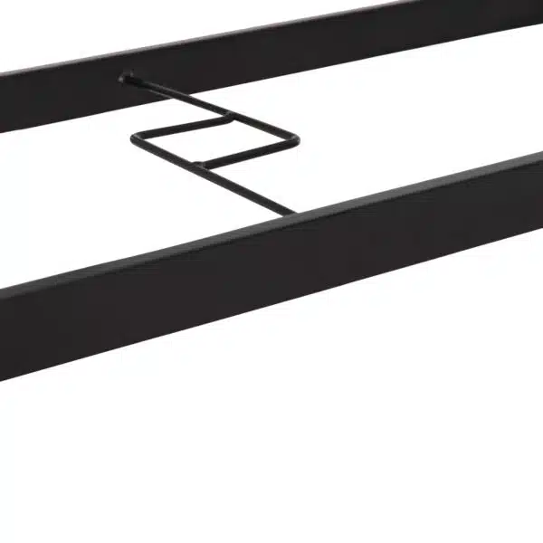 ΣΕΤ ΤΡΑΠΕΖΑΡΙΑΣ 5ΤΜΧ BRUNO HM10860.03 ΚΑΡΕΚΛΕΣ ΜΕΤΑΛΛΙΚΕΣ & ΤΡΑΠΕΖΙ 140x80εκ ΜΑΥΡΟ - Image 5