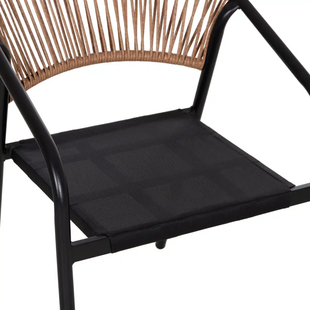 ΣΕΤ ΤΡΑΠΕΖΑΡΙΑΣ 5ΤΜΧ BRUNO HM10860.03 ΚΑΡΕΚΛΕΣ ΜΕΤΑΛΛΙΚΕΣ & ΤΡΑΠΕΖΙ 140x80εκ ΜΑΥΡΟ - Image 8