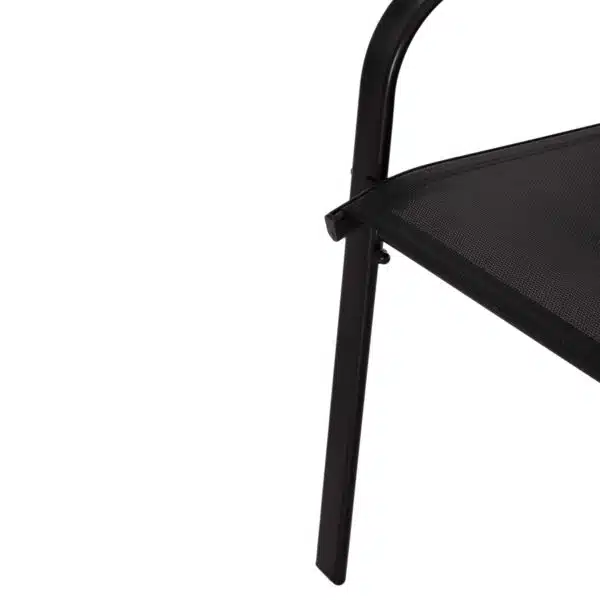 ΣΕΤ ΤΡΑΠΕΖΑΡΙΑΣ 5ΤΜΧ ADAM HM10896.03 ΤΡΑΠΕΖΙ 120x70εκ & 4 ΠΟΛΥΘΡΟΝΕΣ--ΜΑΥΡΟ - Image 6