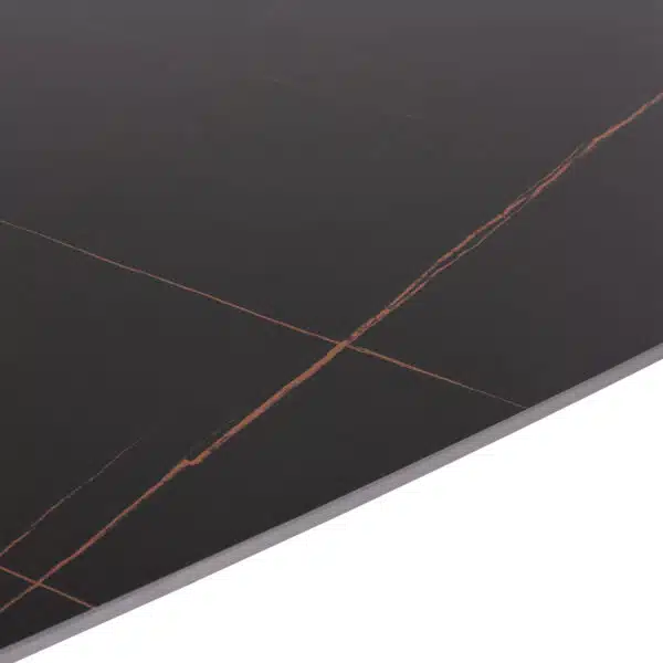 ΣΕΤ ΤΡΑΠΕΖΑΡΙΑΣ 5ΤΜΧ RAVEN HM21068.02 ΚΕΡΑΜΙΚΟ TOP ΜΑΥΡΟ ΜΑΡΜΑΡΟ--ΓΚΡΙ ΥΦΑΣΜΑ - Image 5