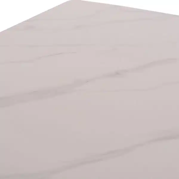 ΣΕΤ ΤΡΑΠΕΖΑΡΙΑΣ 5ΤΜΧ RAVEN HM21069.01 ΚΕΡΑΜΙΚΟ TOP ΛΕΥΚΟ ΜΑΡΜΑΡΟ & 4 ΚΑΡΕΚΛΕΣ - Image 5