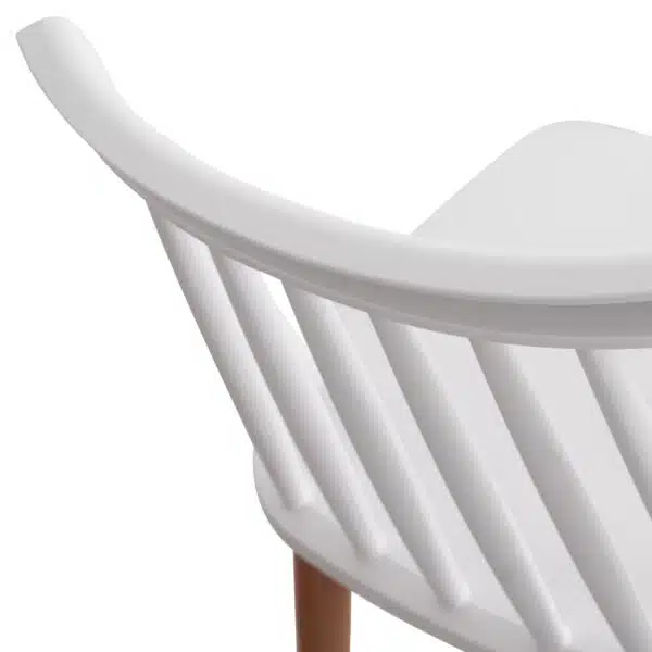 ΣΕΤ ΤΡΑΠΕΖΑΡΙΑΣ 5ΤΜΧ MINIMAL HM21172 MDF TOP ΣΕ ΛΕΥΚΟ-ΣΚΕΛΕΤΟΣ ΣΕ ΦΥΣΙΚΟ ΞΥΛΟΥ - Image 5