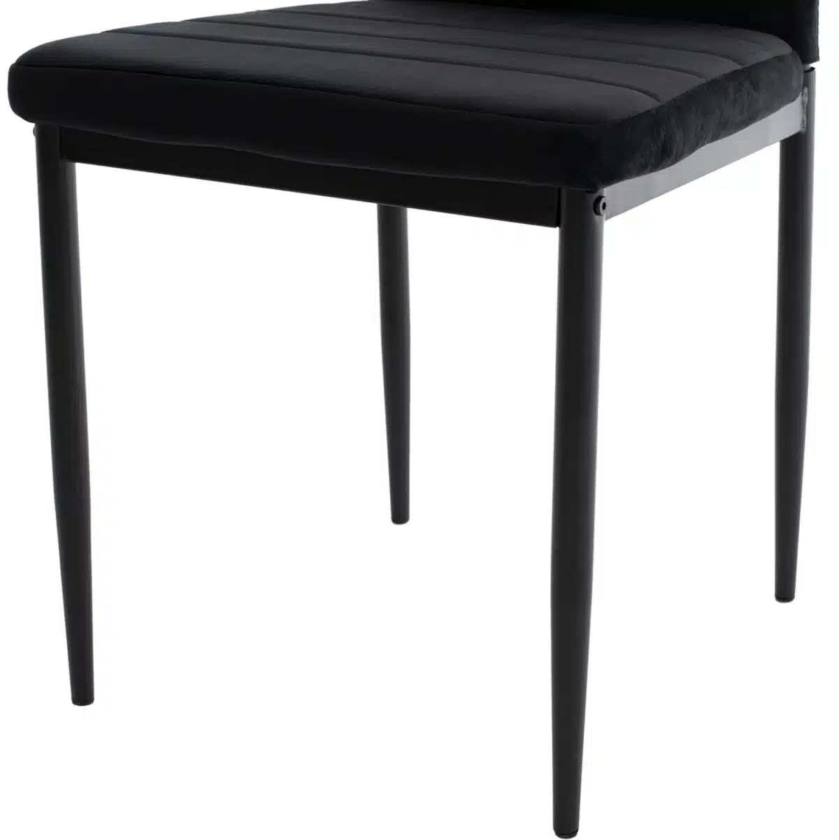 ΣΕΤ ΤΡΑΠΕΖΑΡΙΑΣ 5ΤΜΧ MINIMAL HM21173 MDF TOP ΜΑΥΡΟ-ΒΕΛΟΥΔΟ & ΜΕΤΑΛΛΟ ΜΑΥΡΟ - Image 6