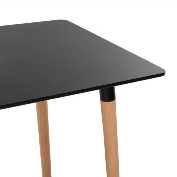 ΣΕΤ ΤΡΑΠΕΖΑΡΙΑΣ 5ΤΜΧ MINIMAL HM21173 MDF TOP ΜΑΥΡΟ-ΒΕΛΟΥΔΟ & ΜΕΤΑΛΛΟ ΜΑΥΡΟ - Image 7