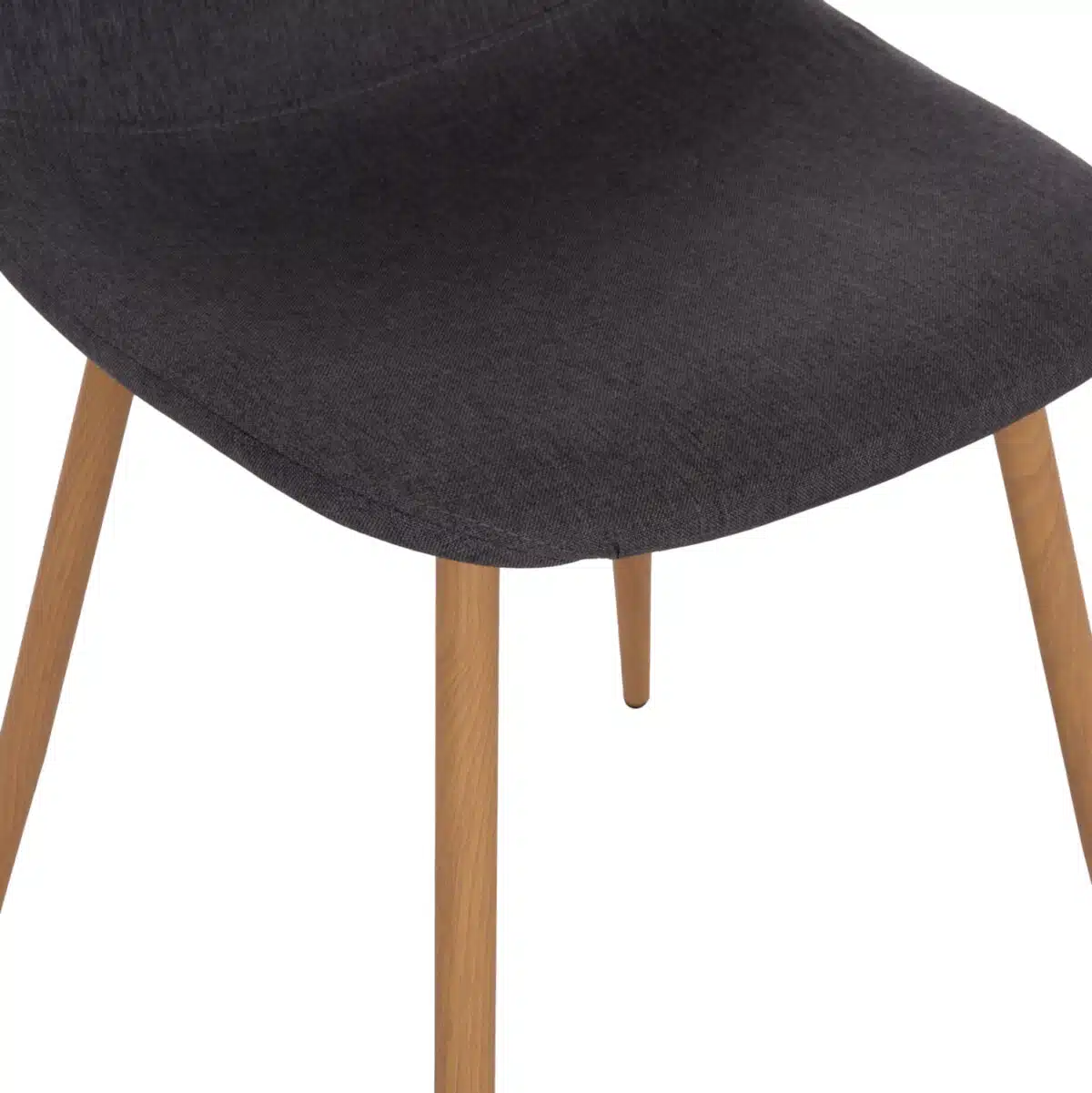 ΣΕΤ ΤΡΑΠΕΖΑΡΙΑΣ 5ΤΜΧ MINARDO HM21179 MDF TOP ΣΕ ΜΑΥΡΟ--ΣΚΟΥΡΟ ΓΚΡΙ ΥΦΑΣΜΑ - Image 5