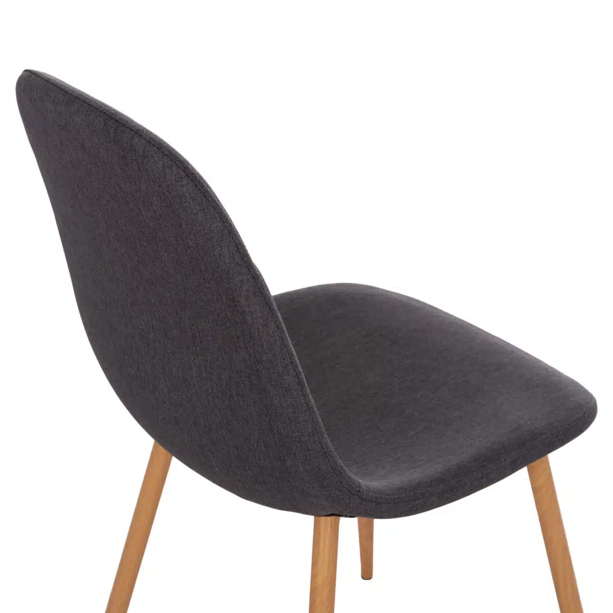 ΣΕΤ ΤΡΑΠΕΖΑΡΙΑΣ 5ΤΜΧ MINARDO HM21179 MDF TOP ΣΕ ΜΑΥΡΟ--ΣΚΟΥΡΟ ΓΚΡΙ ΥΦΑΣΜΑ - Image 6