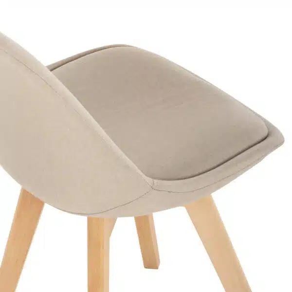 ΣΕΤ ΤΡΑΠΕΖΑΡΙΑΣ 5ΤΜΧ VEGAS HM21180 MDF TOP ΣΕ ΦΥΣΙΚΟ--ΥΦΑΣΜΑ ΜΠΕΖ - Image 5
